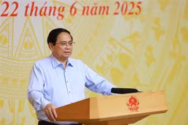 El primer ministro Pham Minh Chinh habla en el evento (Fuente: VNA)