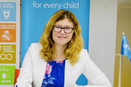 Silvia Danailov, jefa de la Representación del Fondo de las Naciones Unidas para la Infancia (UNICEF) en Vietnam