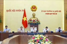 El presidente de la Asamblea Nacional, Tran Thanh Man, habla en el evento (Fuente: VNA)