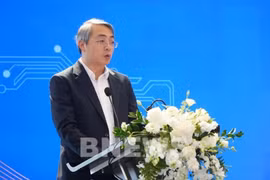 El subdirector del Departamento de Comercio Electrónico y Economía Digital del Ministerio de Industria y Comercio, Hoang Ninh (Fuente: VNA)