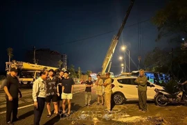 El accidente de autobús cama ocurrido en la provincia de Ha Tinh dejó 10 muertos y 15 heridos (Fuente: VNA)