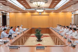 El Grupo de Trabajo N.º 1 fue presidido por Luong Cuong, presidente del Estado (Fuente: VNA)