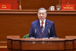 El secretario general del Partido Comunista de Vietnam, To Lam (Fuente: VNA)