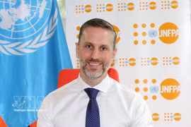 Matt Jackson, representante del Fondo de Población de las Naciones Unidas (UNFPA) en Vietnam (Fuente: VNA)