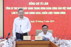 El secretario general del Partido Comunista de Vietnam (PCV), To Lam habla en el evento (Fuente: VNA)