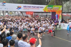 Participantes en la Carrera de la Francofonía del año pasado. (Foto de organizadores)