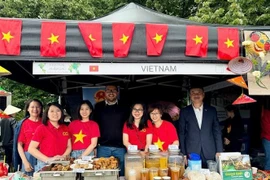 El stand vietnamita en el evento (Fuente: VNA)