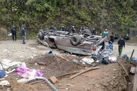 El accidente dejó nueve muertos (Fuente: VNA)