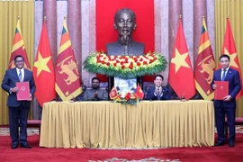 Presidente de Vietnam sostiene conversaciones con su homólogo esrilanqués 