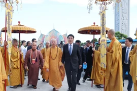 El presidente de Vietnam, Luong Cuong, asiste al evento (Fuente: VNA)