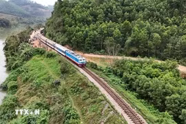 La modificación es necesaria para crear un marco legal con el fin de impulsar el transporte ferroviario de Vietnam (Fuente: VNA)
