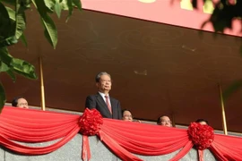 El miembro del Comité Permanente del Buró Político y presidente del Comité Permanente de la Asamblea Popular Nacional de China, Zhao Leji (Fuente: VNA)