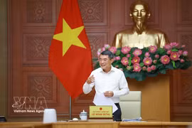 El premier Le Minh Hung habla en la cita (Fuente: VNA)