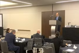 El embajador de Vietnam en Estados Unidos, Nguyen Quoc Dung, habla en el evento (Fuente: VNA)