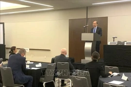 El embajador de Vietnam en Estados Unidos, Nguyen Quoc Dung, habla en el evento (Fuente: VNA)