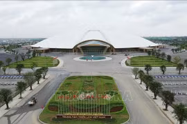 Se espera que el Centro de Exposiciones de Vietnam se convierta en un destino para eventos políticos, económicos, culturales y turísticos nacionales e internacionales. (Foto: VNA)