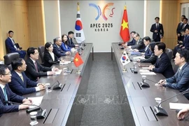 Presidente de Vietnam mantiene conversaciones con su homólogo surcoreano