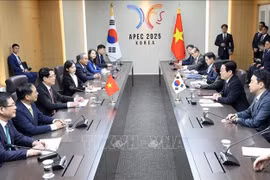 Presidente de Vietnam mantiene conversaciones con su homólogo surcoreano
