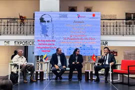 En la mesa redonda (Fuente: VNA)