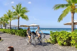 Turistas extranjeros en Vietnam (Fuente: VNA)