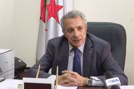 Mourad Lamoudi, miembro del Comité Central encargado de relaciones exteriores del Frente de Liberación Nacional (FLN), partido gobernante en Argelia (Fuente: VNA)