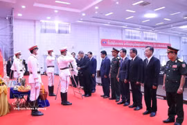 En la ceremonia (Fuente: VNA)