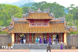 Turistas en Hue (Fuente: VNA)