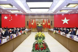 En la reunión (Fuente: VNA)