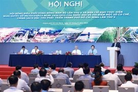 El primer ministro de Vietnam, Pham Minh Chinh, habla en el evento (Fuente: VNA)