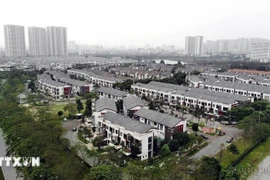 Proyectos de apartamentos de lujo en la zona urbana de Gamuda Gardens, Hanoi, con inversión del grupo inmobiliario malasio Gamuda Land. (Foto: VNA)