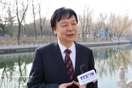 El profesor Mi Liang, director del Centro de Estudios del Sudeste Asiático de la Universidad de Estudios Extranjeros de Beijing (Fuente: VNA)