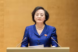 La ministra del Interior, Pham Thi Thanh Tra (Fuente: VNA)