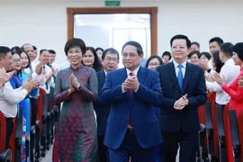 El primero ministero Pham Minh Chinh asiste a la XXVII Asamblea del Comité del Partido de la Agencia Vietnamita de Noticias (Fuente: VNA)