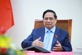 El primer ministro de Vietnam, Pham Minh Chinh en la cita (Fuente: VNA)