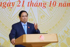 El premier Pham Minh Chinh habla en el evento (Fuente: VNA)