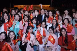 Presidente de Vietnam llega a Beijing para el 80 aniversario de la victoria sobre el fascismo