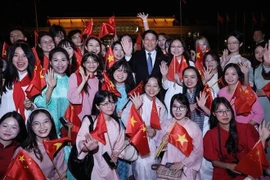 Presidente de Vietnam llega a Beijing para el 80 aniversario de la victoria sobre el fascismo