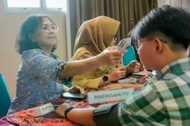 Un chequeo de salud. (Fuente: ANTARA)