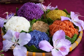 Un plato de arroz glutinoso vietnamita (Fuente: VNA)