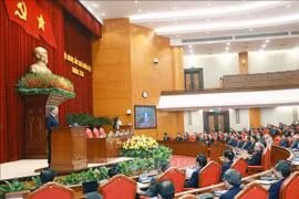 En el XI pleno del Comité Central del PCV del XIII mandato (Foto: VNA)