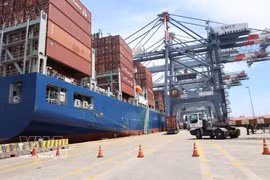 Una parte del puerto de Cai Mep-Thi Vai en Ciudad Ho Chi Minh (Fuente: VNA)