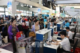 Aeropuerto de Noi Bai prevé un récord durante el pico vacacional del 2 de septiembre (Fuente: VNA)