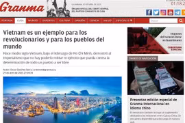 Medios cubanos exaltan 50 años de la reunificación vietnamita (Fuente: VNA)