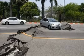 Un potente terremoto de 7,7 grados en la escala de Richter sacudió el centro de Myanmar (Fuente: VNA)