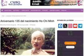 Los principales medios de comunicación cubanos publicaron una serie de artículos elogiando el legado del Presidente Ho Chi Minh (Fuente: VNA)