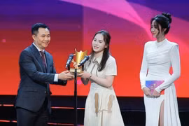 La tiradora Trinh Thu Vinh fue galardonada como Atleta Femenina del Año 9Fuente: VNA)