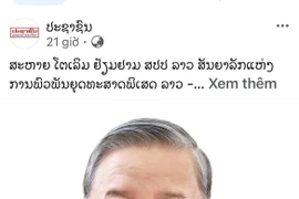 El periódico Pasaxon publica un artículo que elogia la visita de Estado al país del secretario general To Lam (Fuente: VNA)