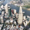 Edificio financiero Bitexco en Ciudad Ho Chi Minh. (Foto: VNA)