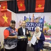 El representante de la Oficina Comercial de Vietnam en Malasia, Ngo Quang Hung, en la Feria Halal internacional. (Foto: VNA)