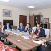 La embajadora de Vietnam en Bulgaria, Nguyen Thi Minh Nguyet, en la reunión entre entre la Universidad de Medicina de Hanoi y la Universidad de Medicina de Sofía. (Foto: VNA)